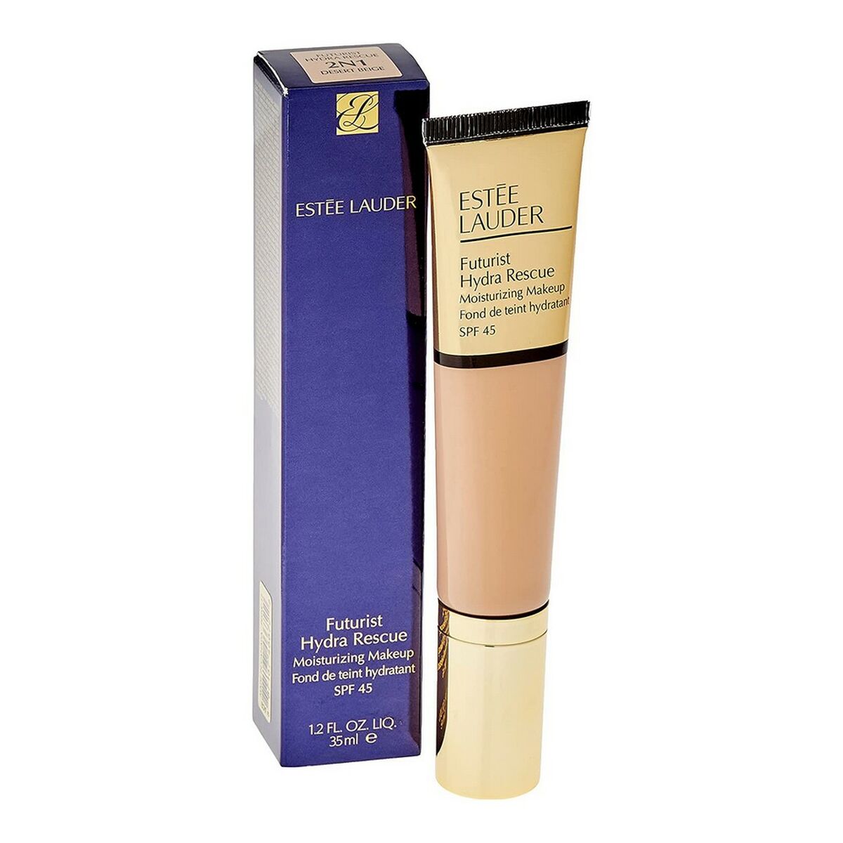Ansigtskorrektor Estee Lauder Nº 2n1-Desert Beige Spf 45 produktemballage
