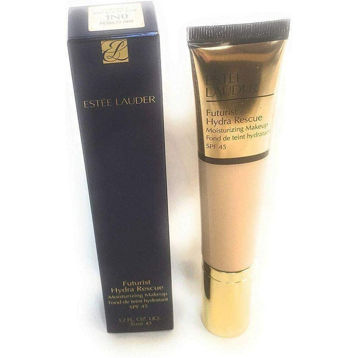 Ansigtskorrektor Estee Lauder Nº 1n0-Porcelæn Spf 45 35 ml produktemballage