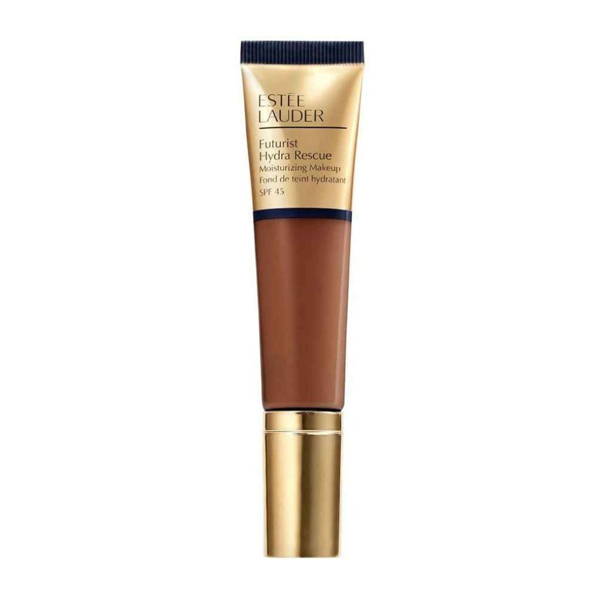 Flydende make-up base Estee Lauder ES911 Nº 6W1-sandeltræ Spf 45 produktemballage