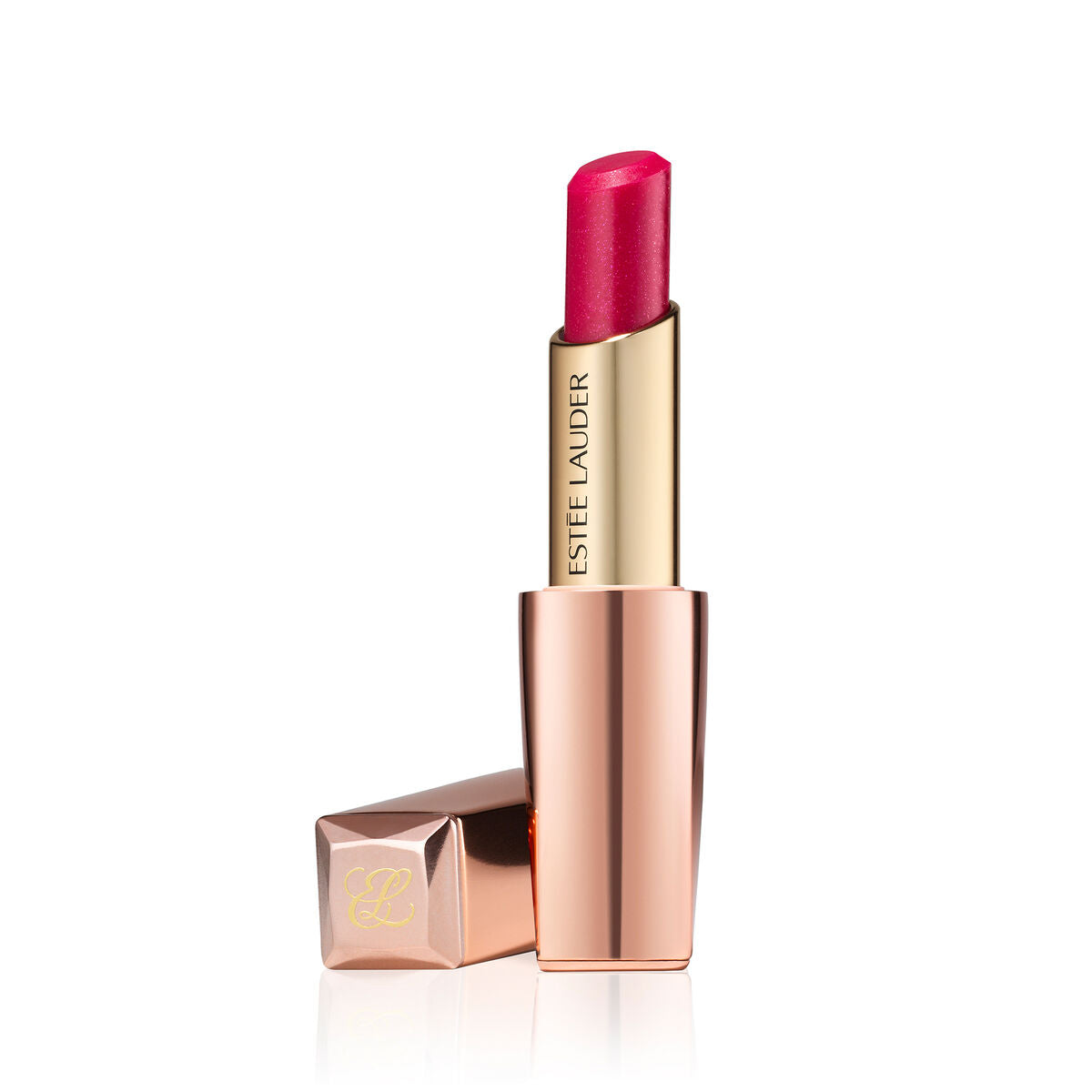 Farvet læbepomade Estee Lauder Pure Color Nº 005-kærlighedskrystal 3,2 g Revitaliserende 3,2 g til kvinders hudplejeemballage