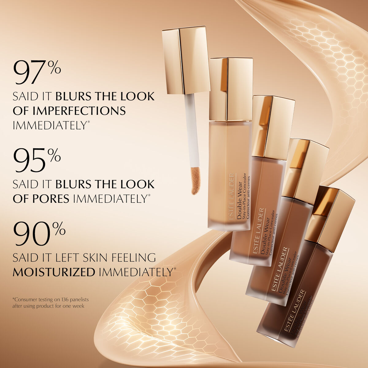 Ansigtskorrektor Estee Lauder DOUBLE WEAR Nº 4N 12 ml produktemballage