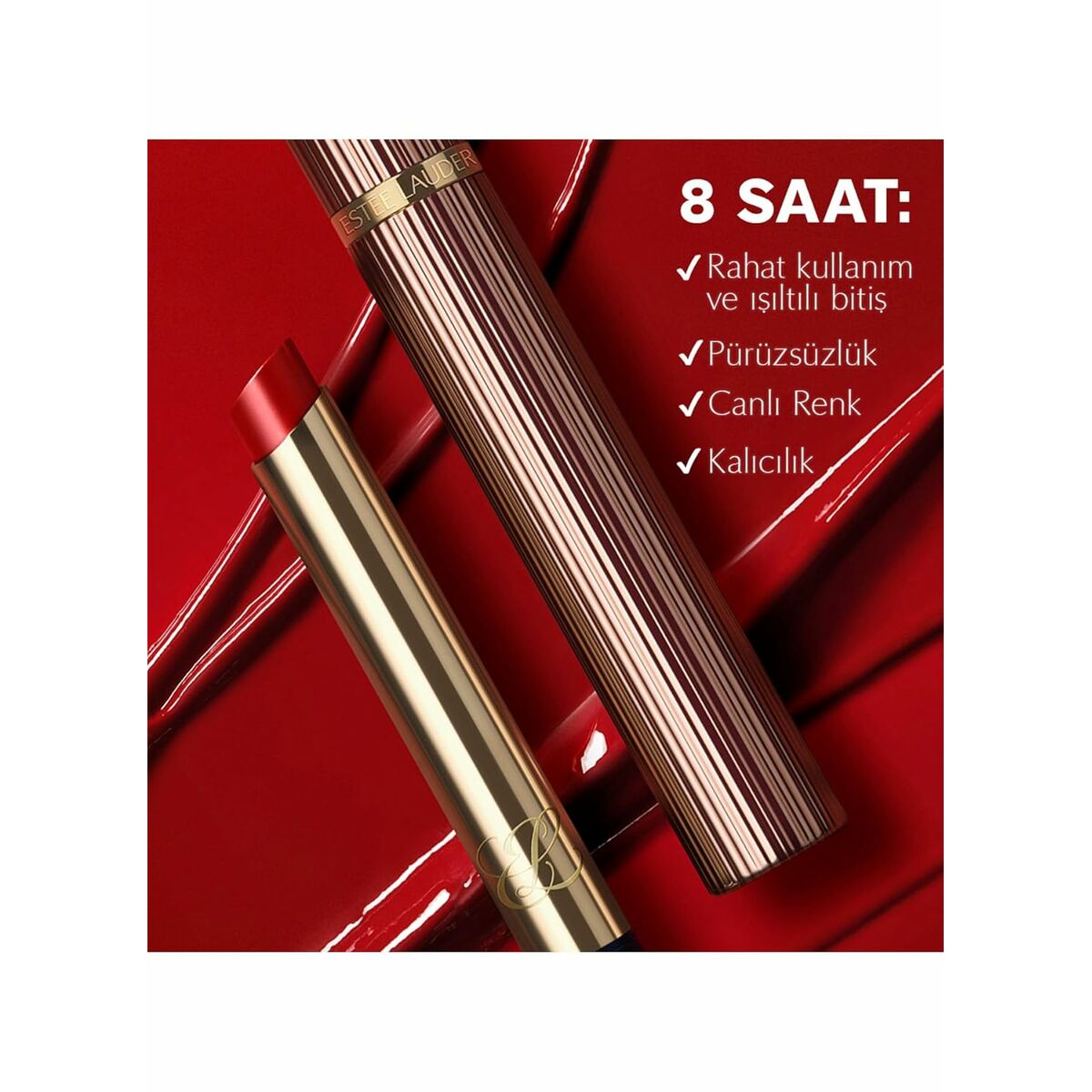 Læbestift Estee Lauder PURE COLOR Nº 914-Adrenaline Rush Unpredictable-12 (1 enhed) makeup-emballage