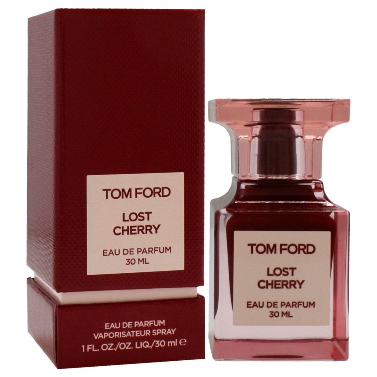 Travel Vanity Case Tom Ford LOST CHERRY 30 ml produktemballage