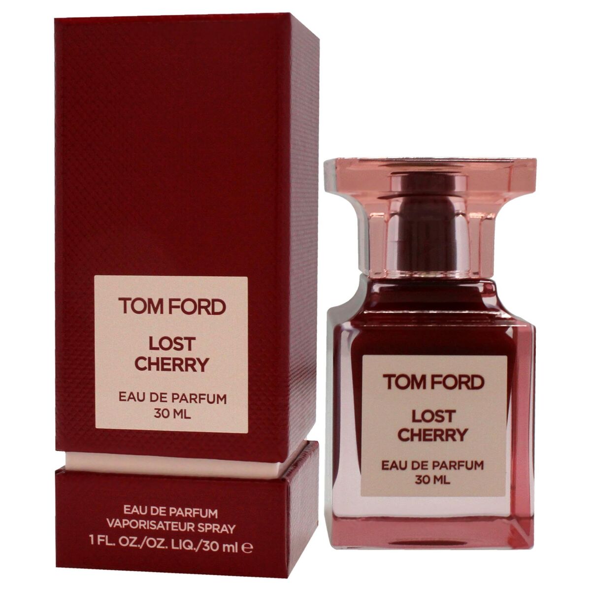 Travel Vanity Case Tom Ford LOST CHERRY 30 ml produktemballage
