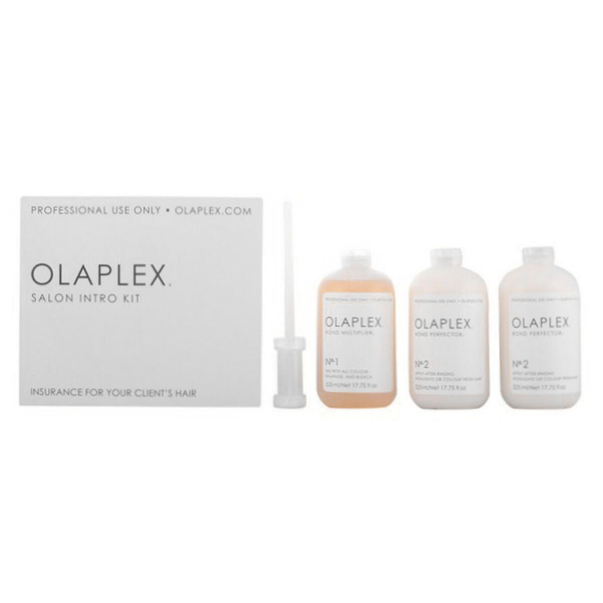 Styrkende hårpleje Olaplex Salon Intro 3 stks produktemballage