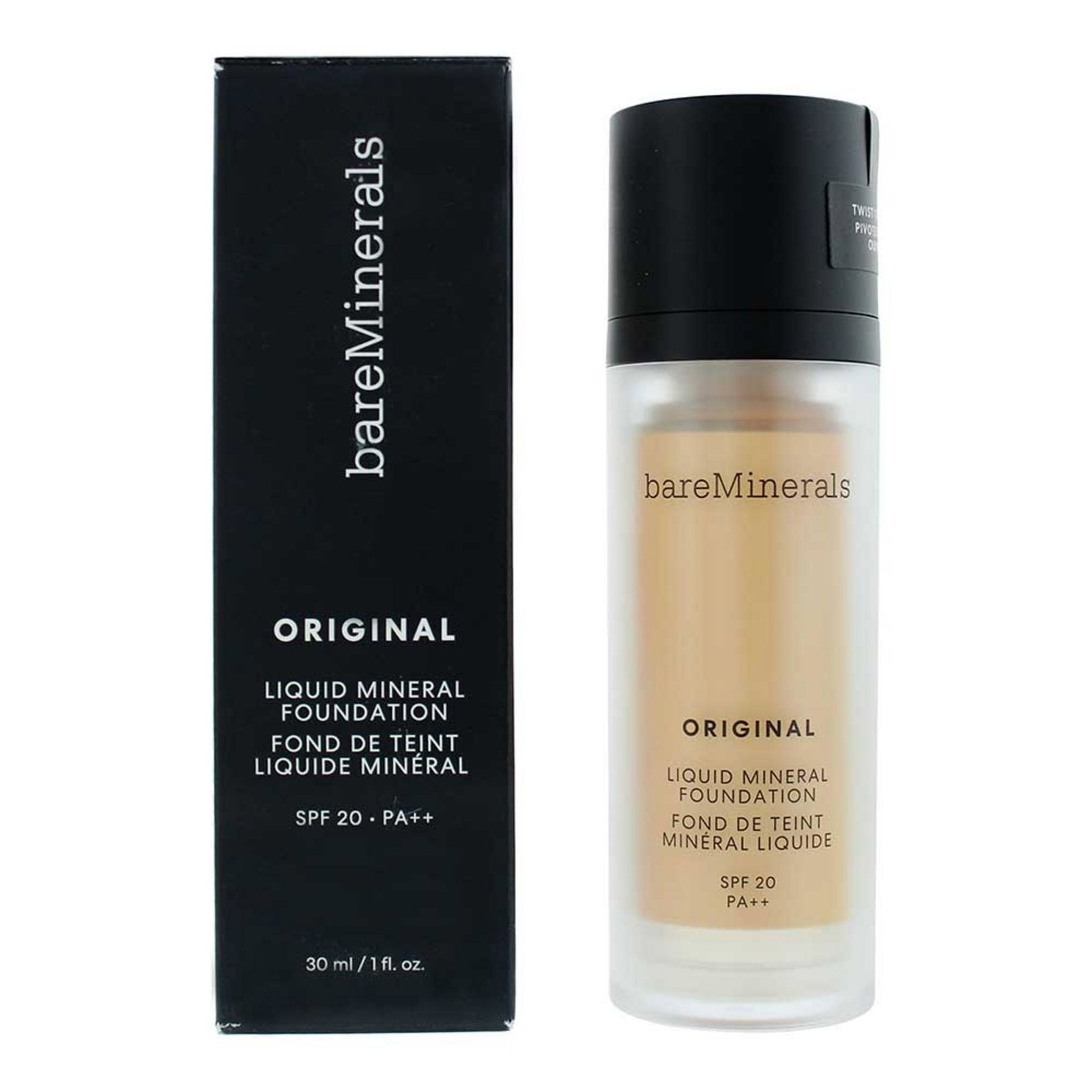BareMinerals, Original Liquid Mineral, Luminous, Liquid Foundation, 06, Neutral Ivory, SPF 20, 30 ml