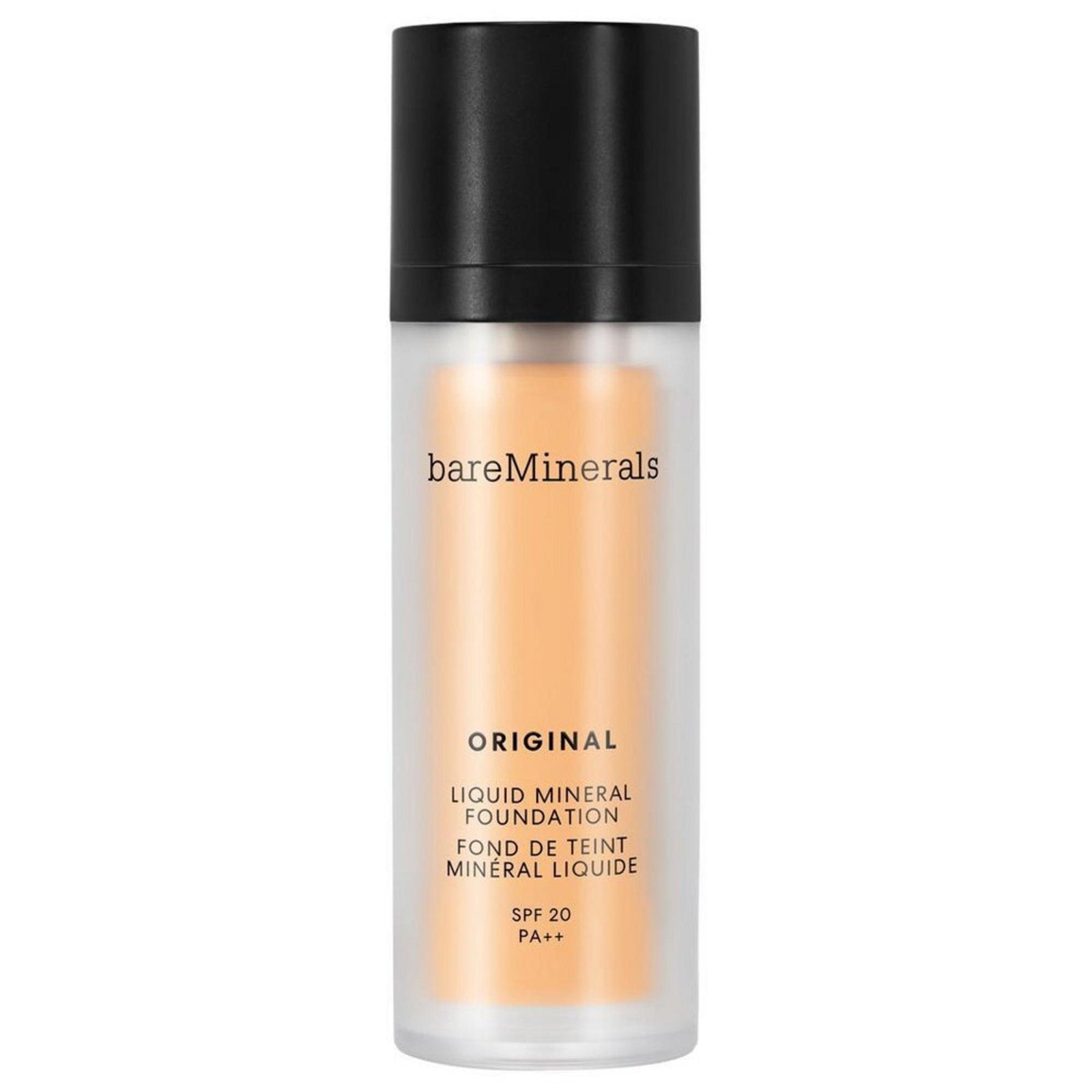 BareMinerals, Original Liquid Mineral, Luminous, Liquid Foundation, 08, Light, SPF 20, 30 ml
