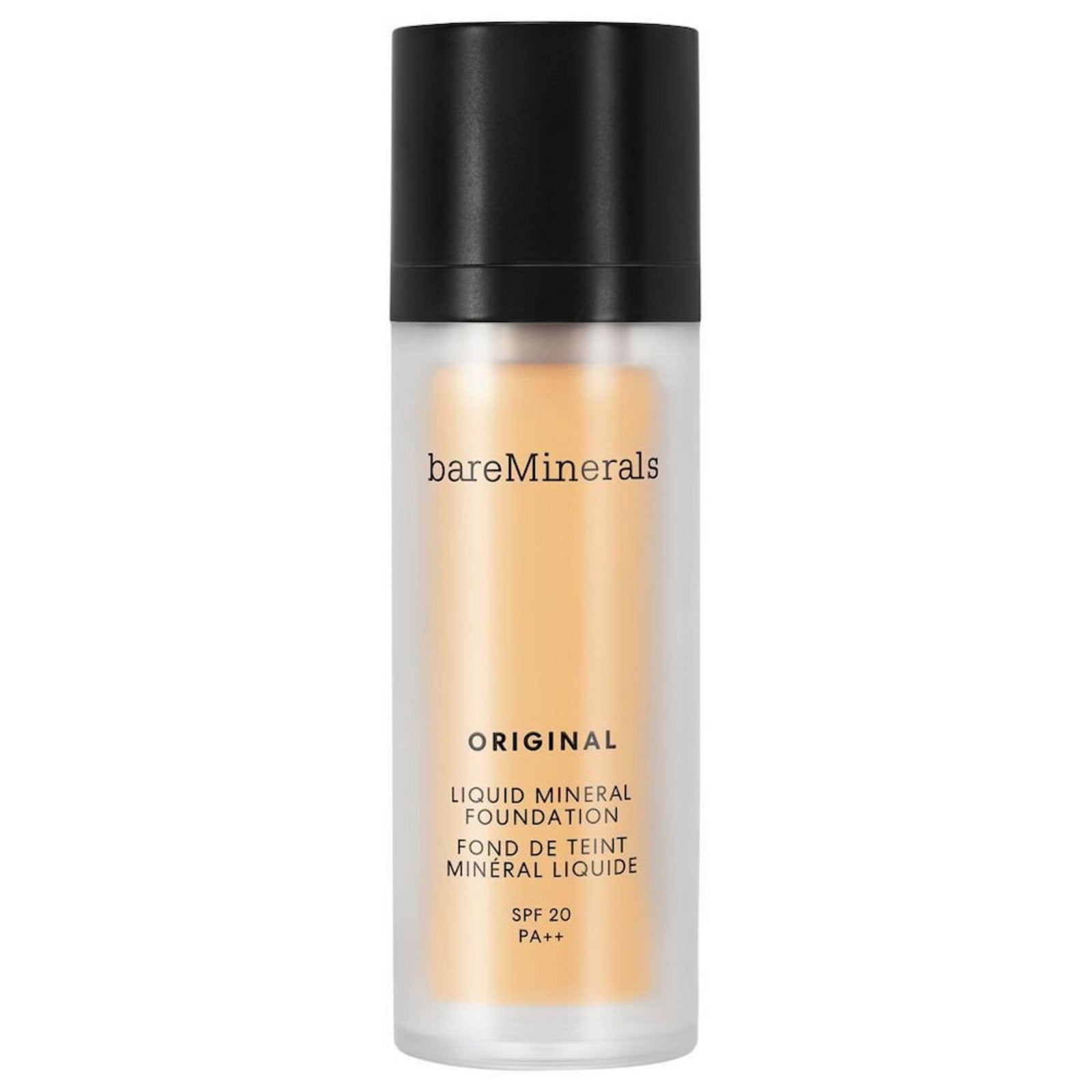 BareMinerals, Original Liquid Mineral, Luminous, Liquid Foundation, 14, Golden Medium, SPF 20, 30 ml