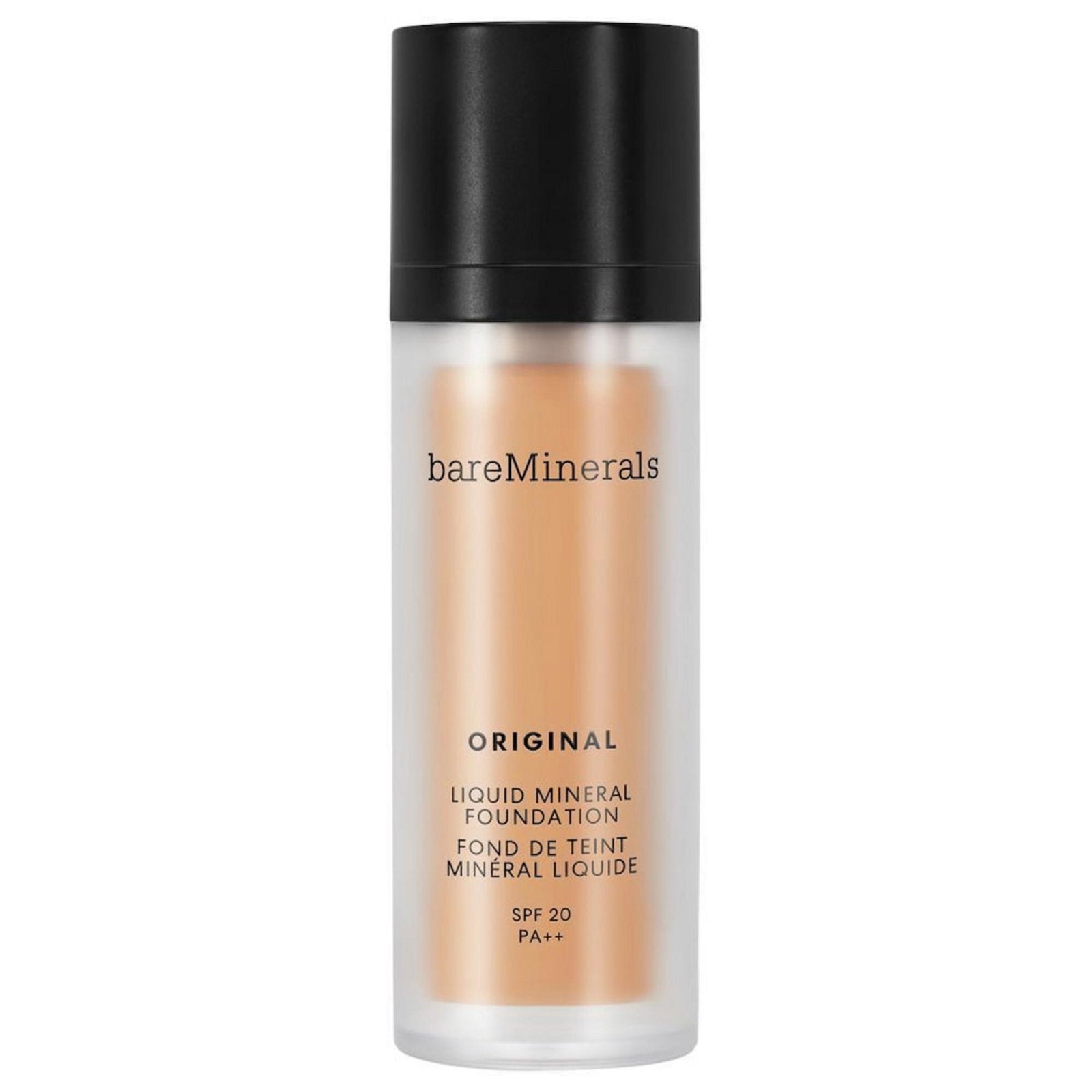 BareMinerals, Original Liquid Mineral, Luminous, Liquid Foundation, 16, Golden Nude, SPF 20, 30 ml