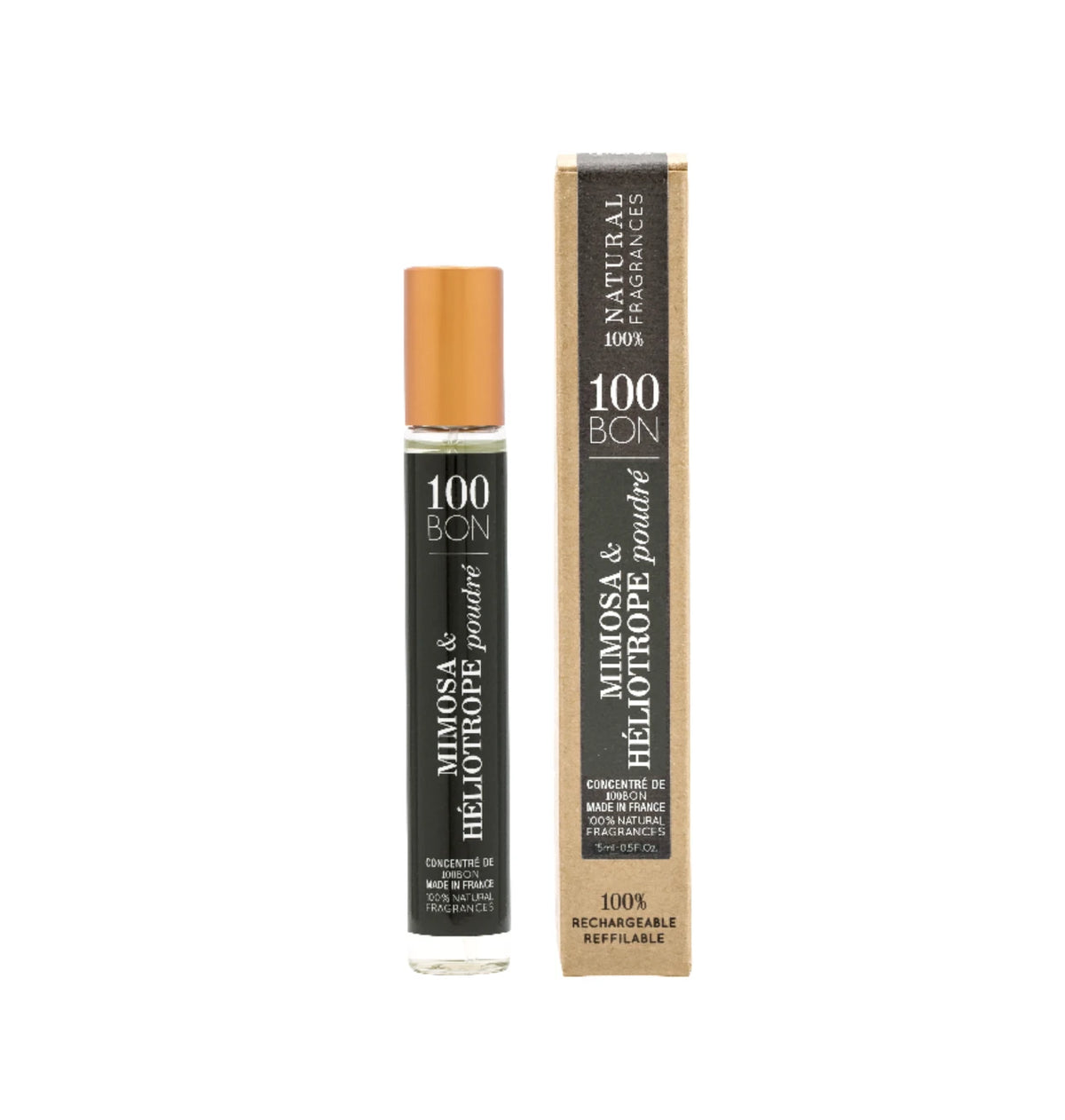 100 Bon, Mimosa & Heliotrope Poudre, Eau De Parfum, unisex, 15 ml *Miniature