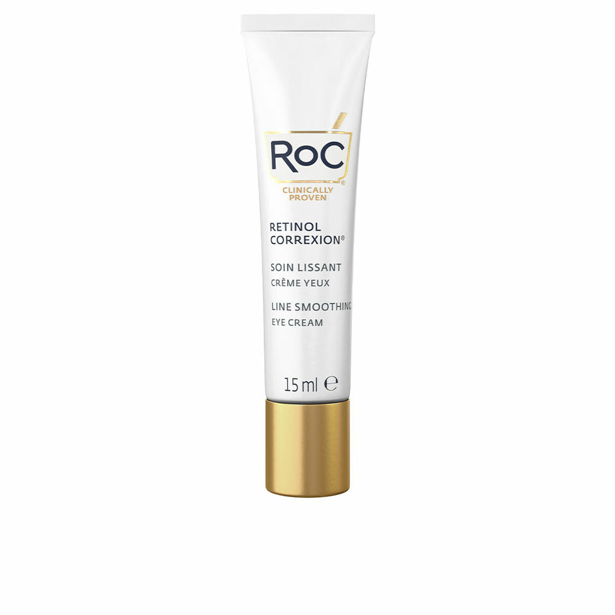 Creme til øjenområdet Roc Line Smoothing Advanced Retinol 15 ml Retinol til kvinder hudplejeemballage