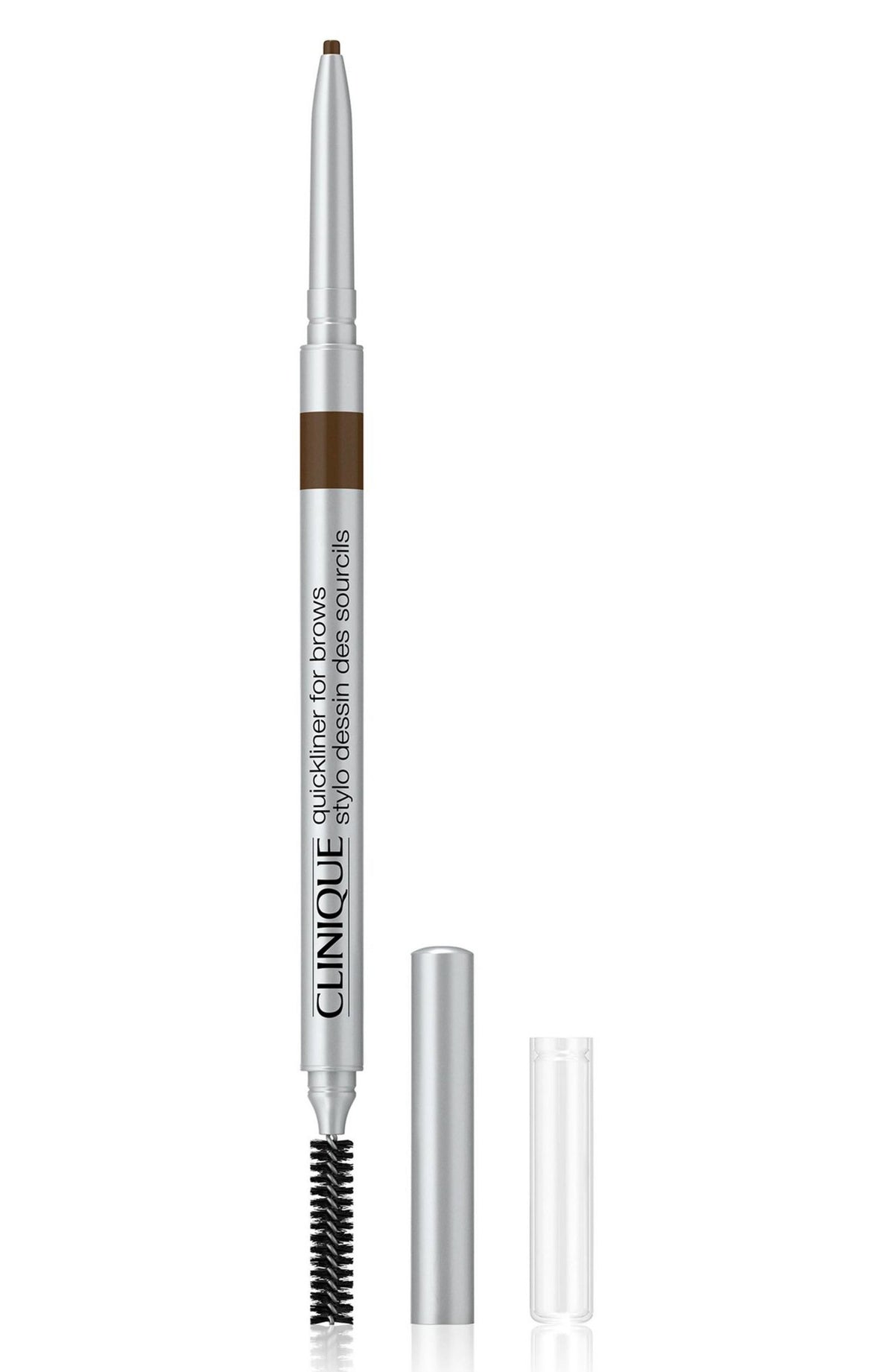 Clinique, Quickliner, Double-Ended, Eyebrow Cream Pencil, 05, Dark Espresso, 6 g