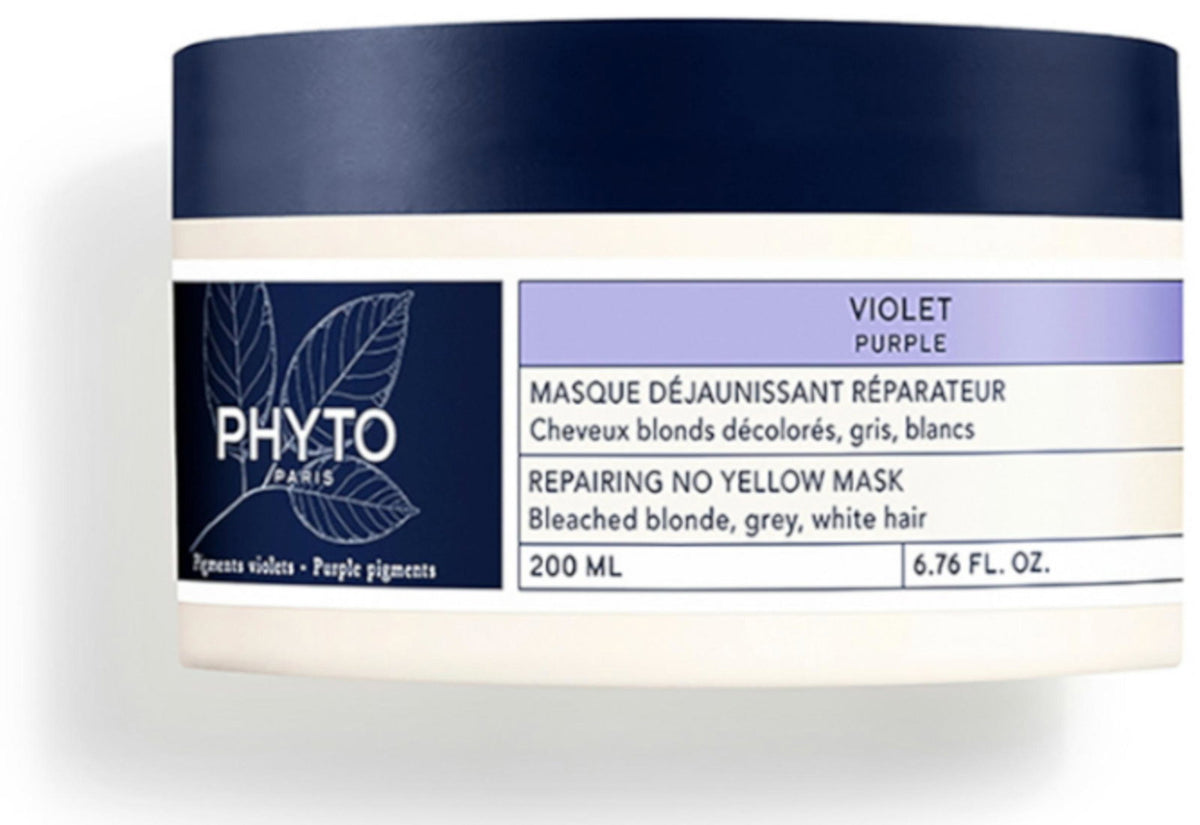 Phyto, Anti-yellow Mask Phyto Violet, Hair Treatment Cream Mask, Repairing, 200 ml