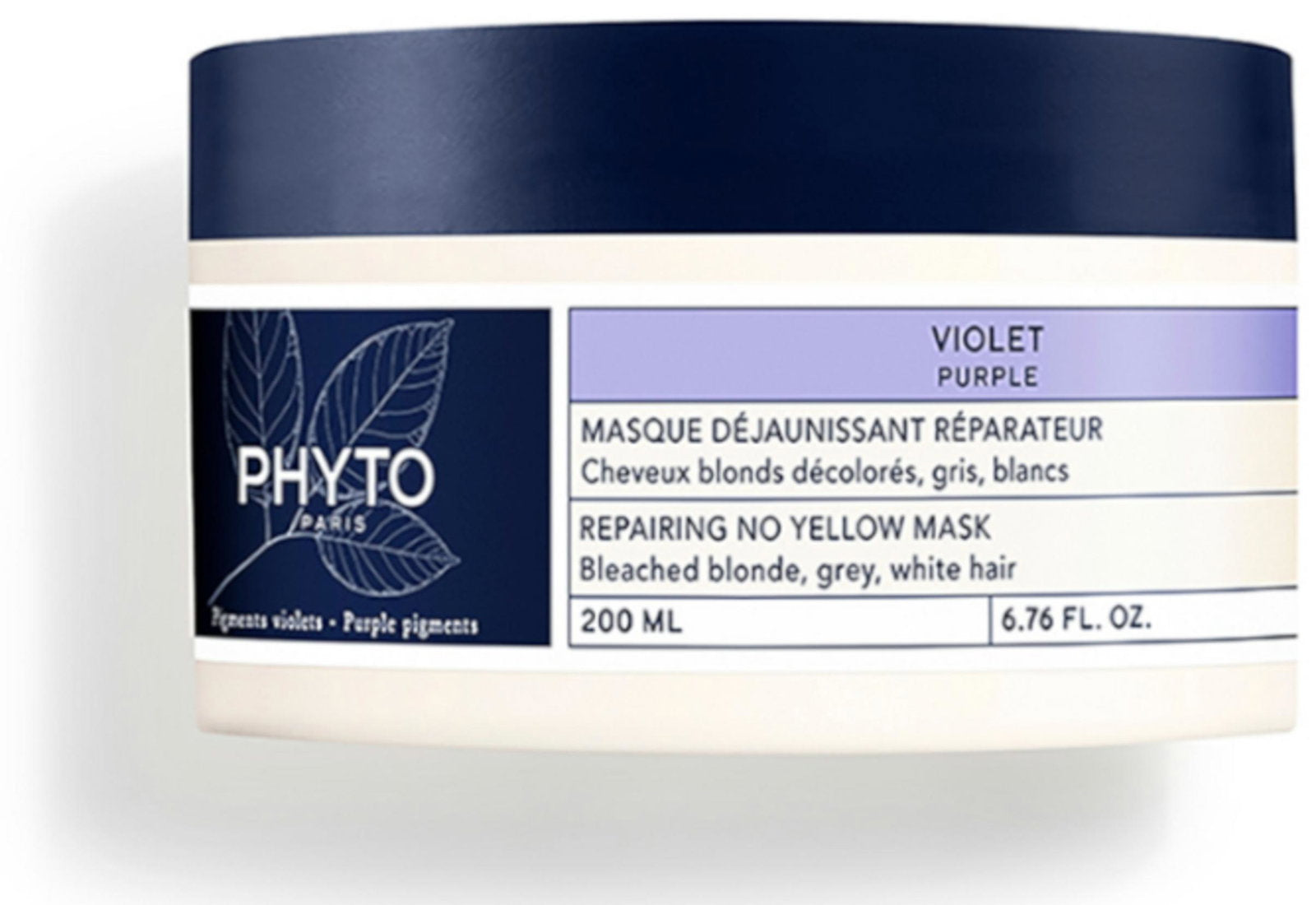 Phyto, Anti-yellow Mask Phyto Violet, Hair Treatment Cream Mask, Repairing, 200 ml