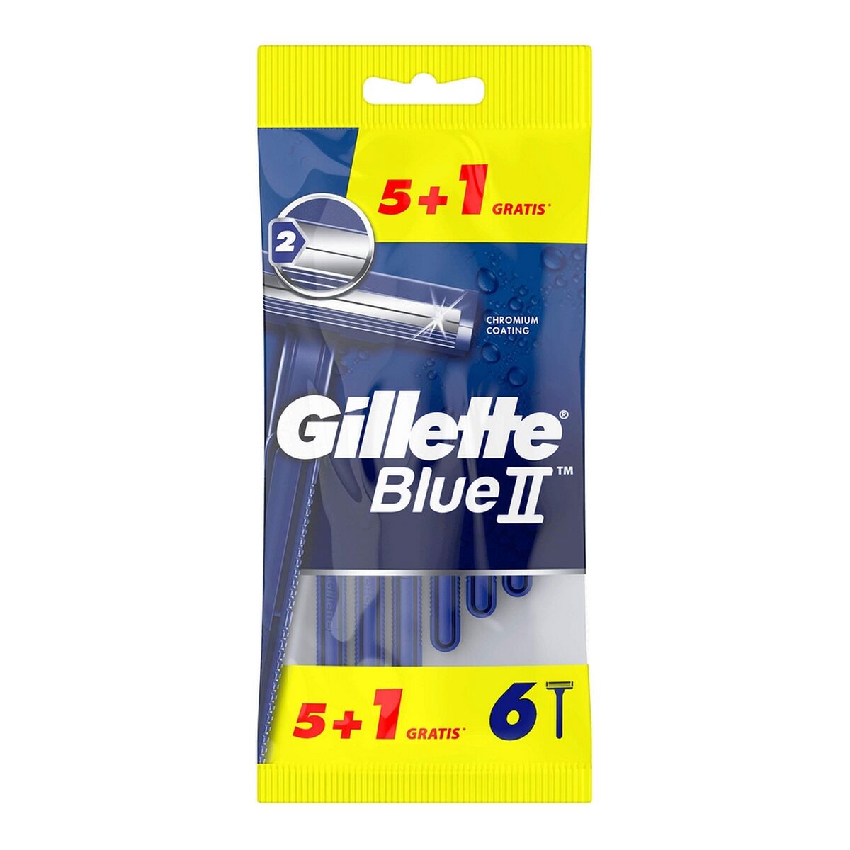 Manuel barbermaskine Gillette 6 Units produktemballage