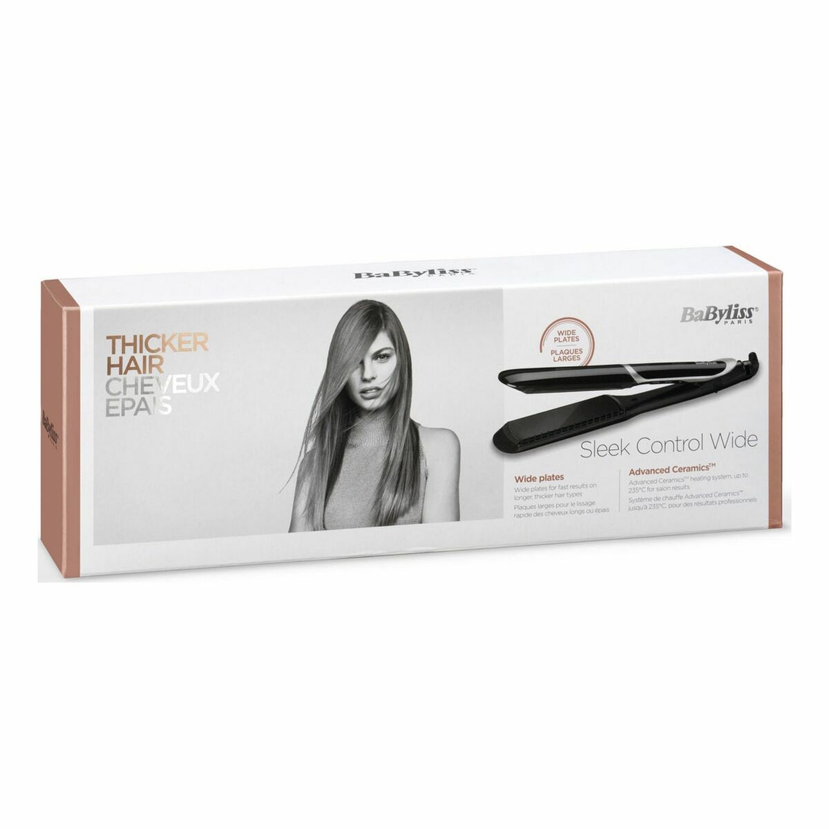 Glattejern Babyliss ST397E Sort produktemballage