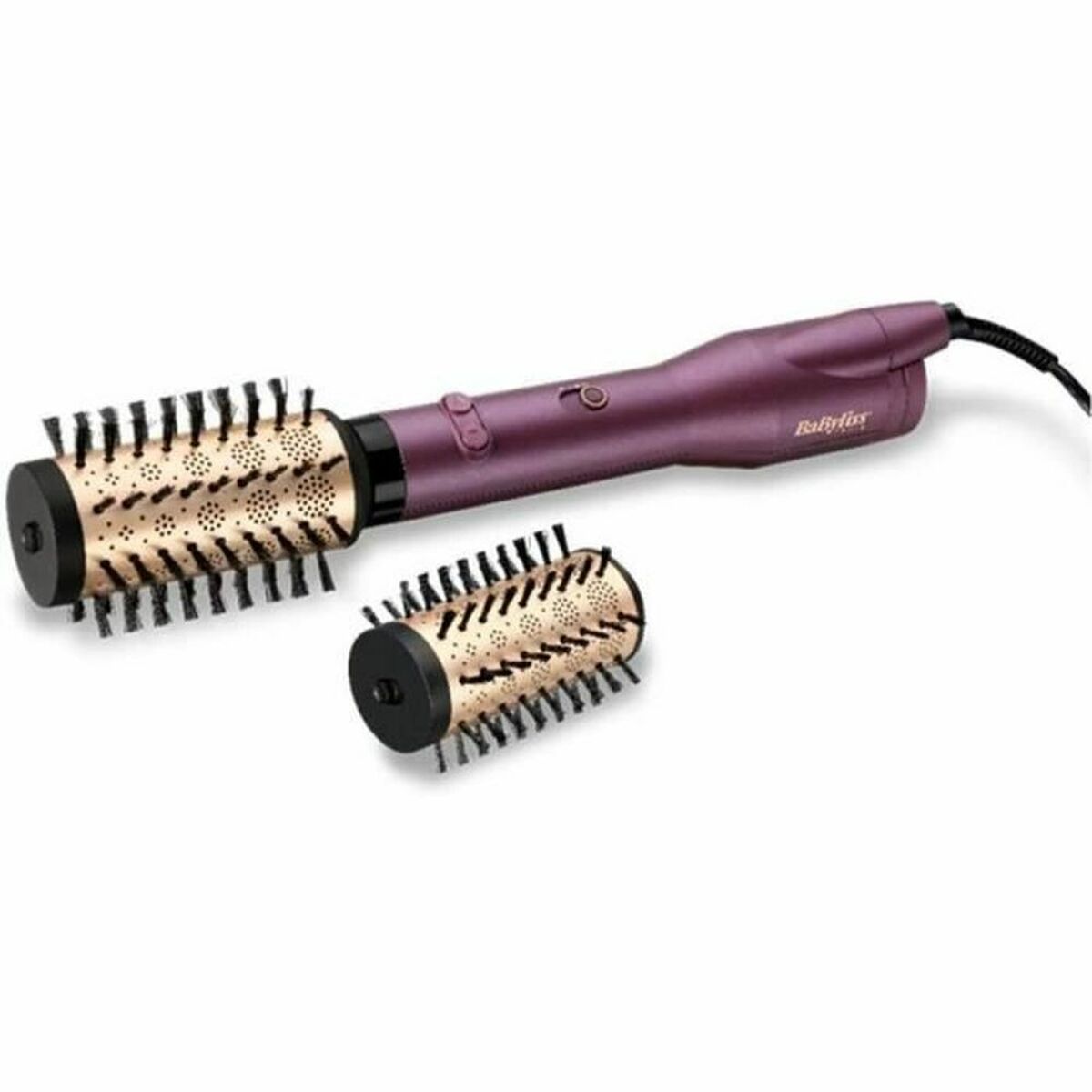 Børste Babyliss Big Hair Dual Sort Rose guld Lilla 1 stk (2 enheder) (1 enhed) produktemballage