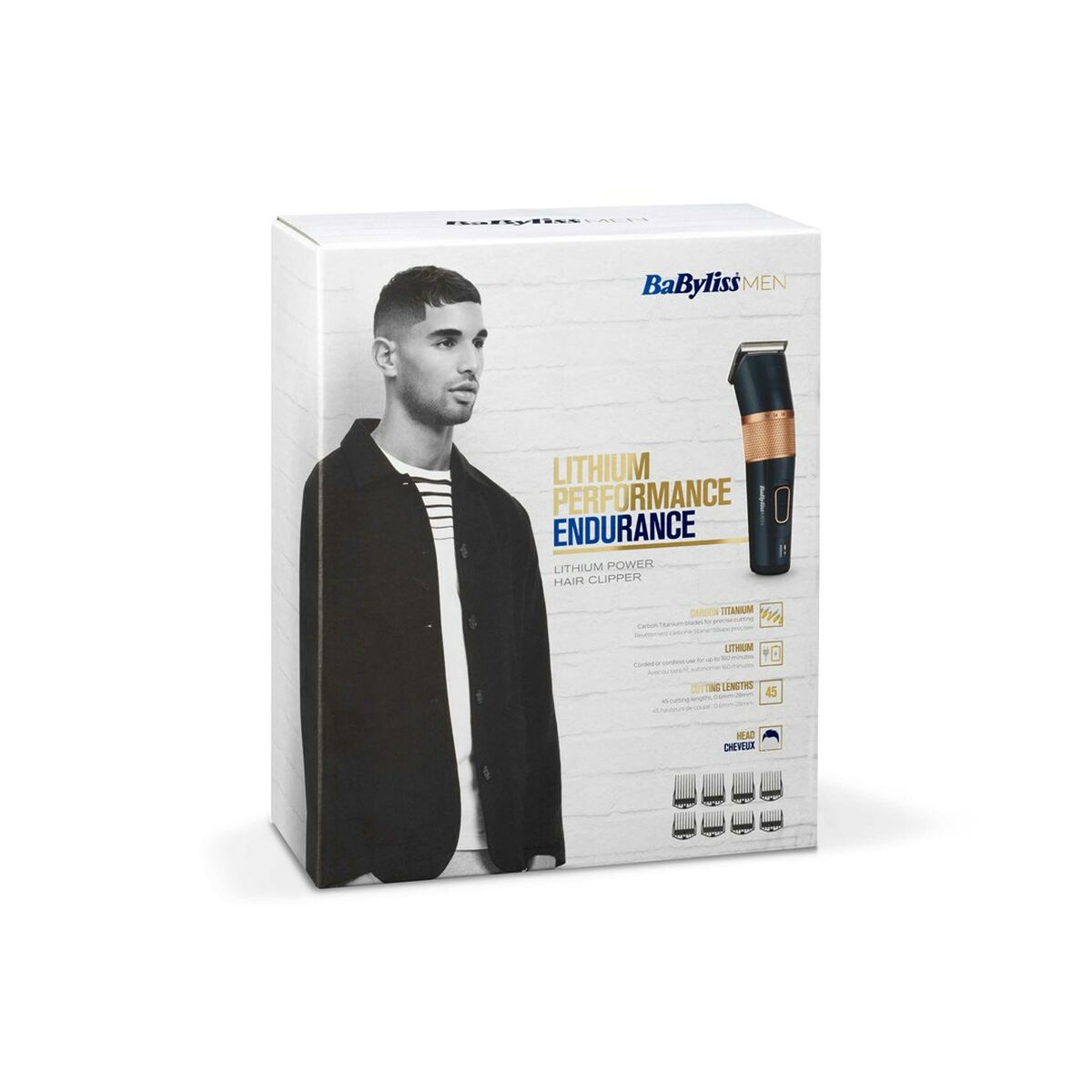 Hårklipper/barbermaskine Babyliss E986E produktemballage
