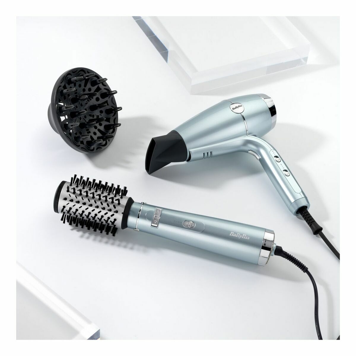 Hårtørrer Babyliss D773DE 2100 W Blue Metallic produktemballage