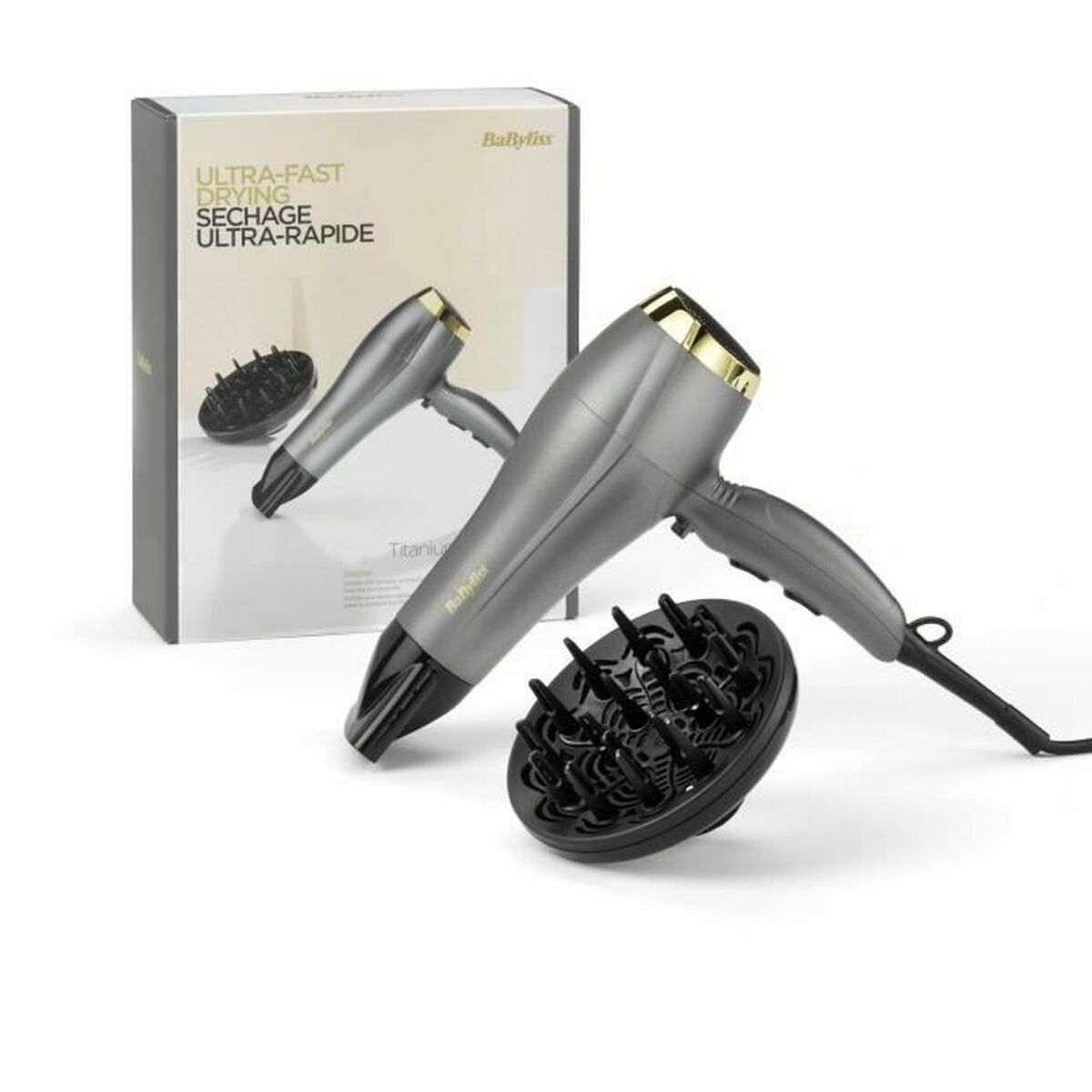 Hårtørrer Babyliss 5513TE Golden 2300 W produktemballage