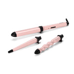 Curling Tongs Babyliss Curl and Wave Trio Ceramic Pink produktemballage