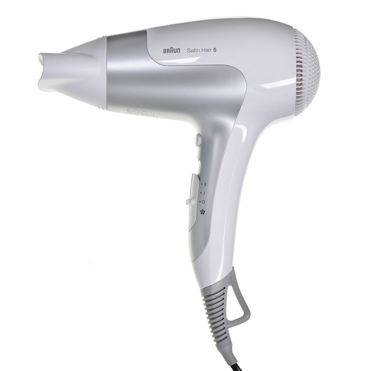Hårtørrer Braun Satin Hair 5 Power Perfection HD580 Hvid 2500 W produktemballage