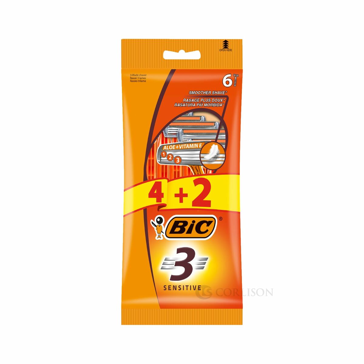 Manuel barbermaskine Bic for Men produktemballage