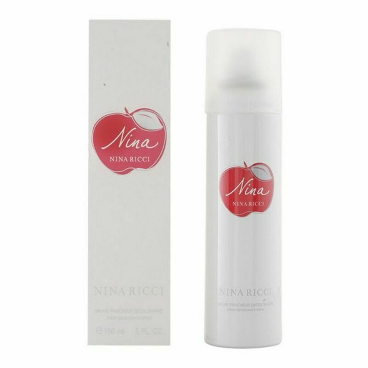 Spray Deodorant Nina Ricci 150 ml til Damer produktemballage