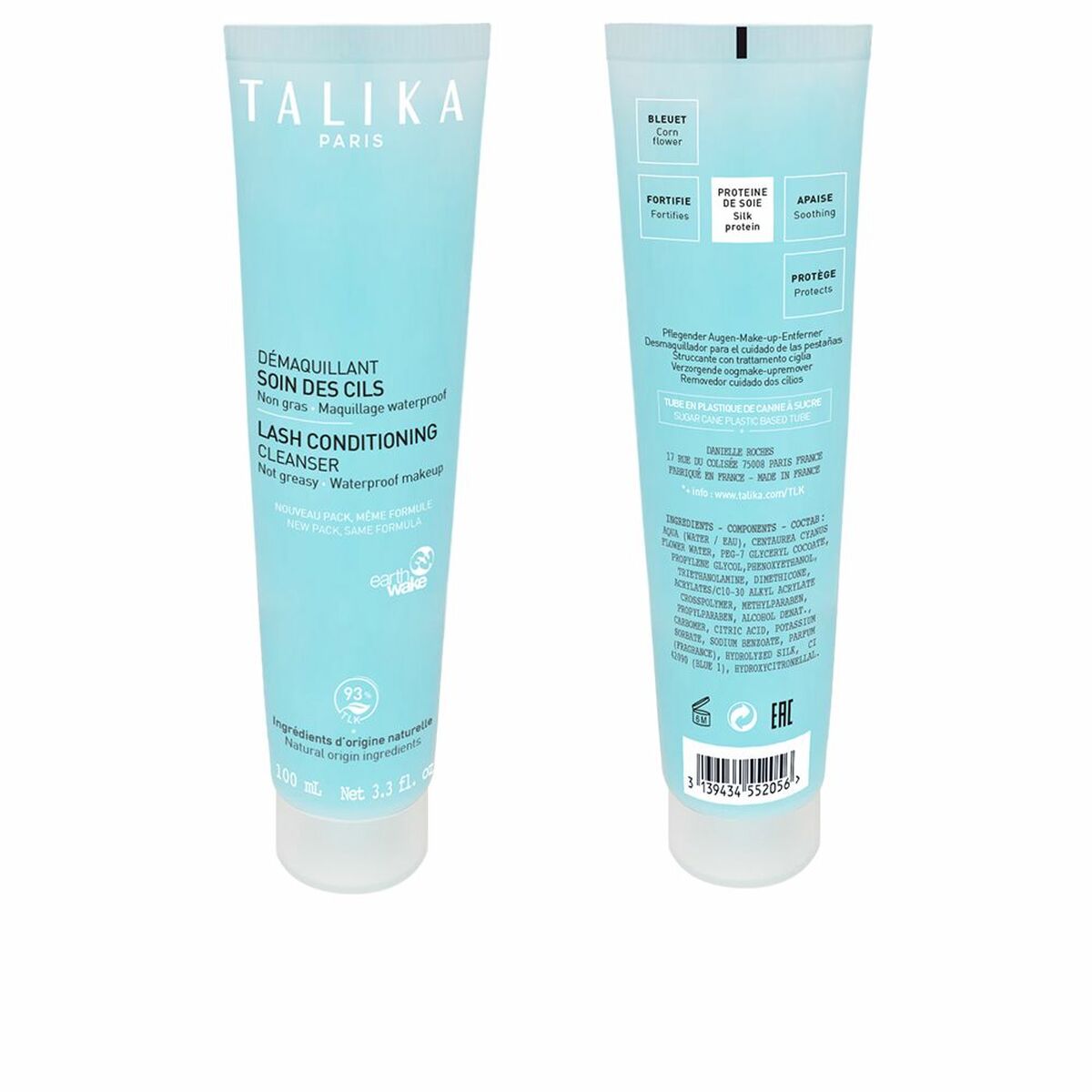 Øjenbrynsbalsam Talika Tabs 120 ml balsamflaske