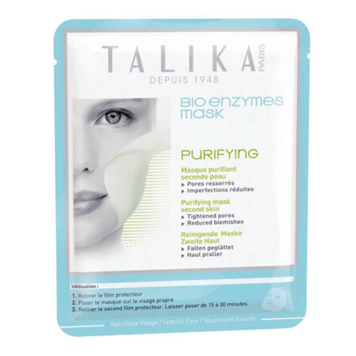 Moisturizing Facial Mask Talika Bio Enzymes 20 g til kvinder maske emballage