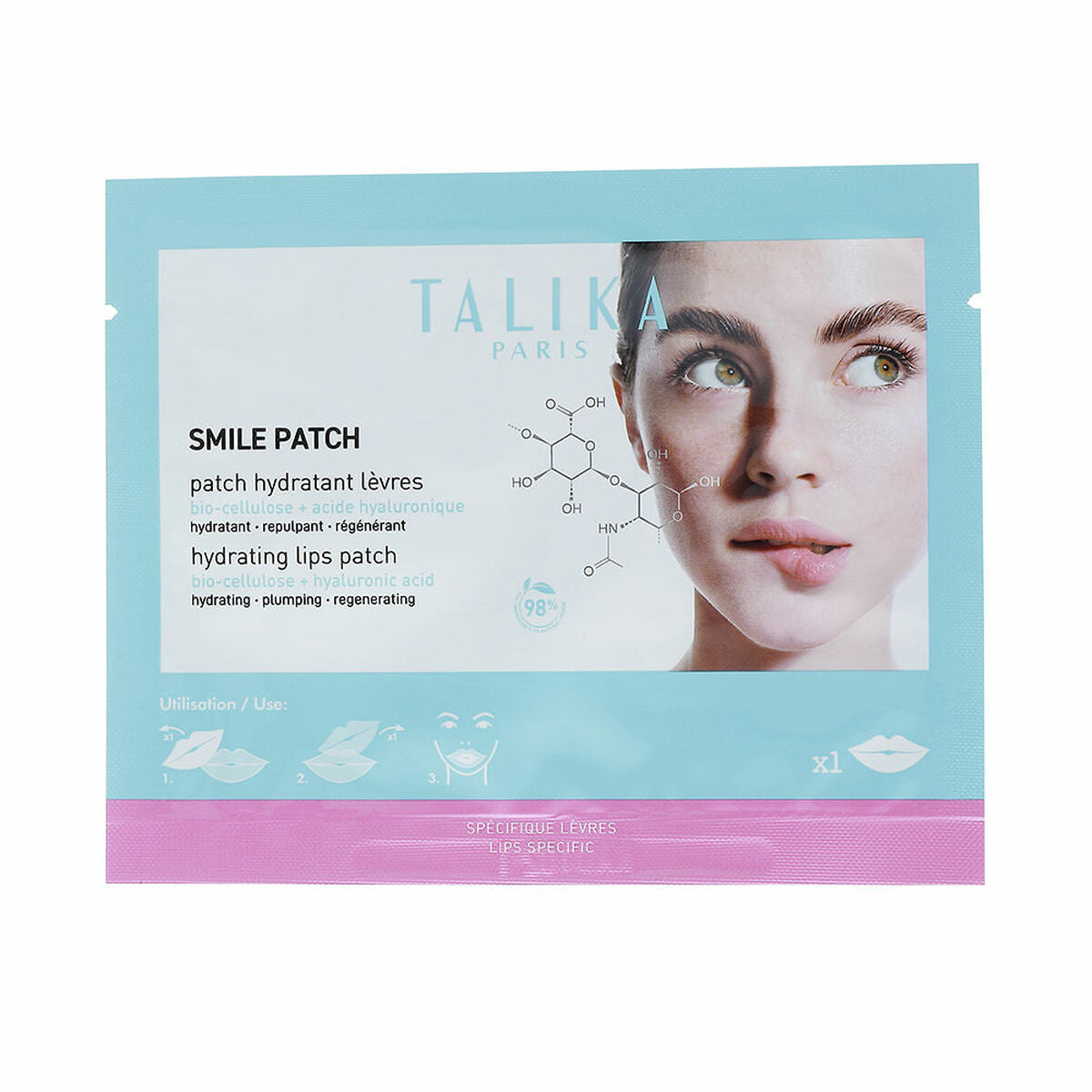 Lip Balm Talika Smile Patch Moisturizing Lips for Women hudplejeemballage