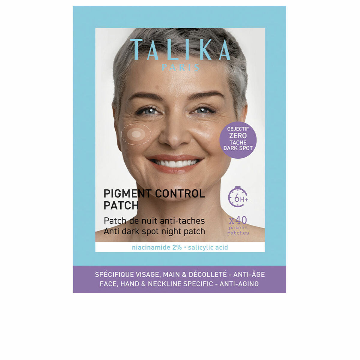 Ansigtsplastre Talika PIGMENT CONTROL produktemballage