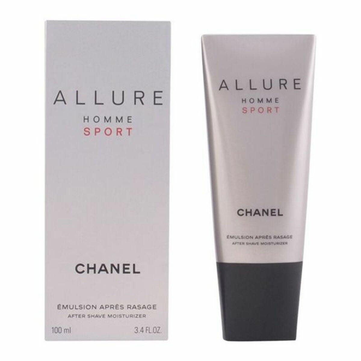 Aftershave Chanel Allure Homme Sport 100 ml produktemballage
