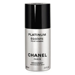 Spray Deodorant Chanel égoïste 100 ml til mænd produktemballage