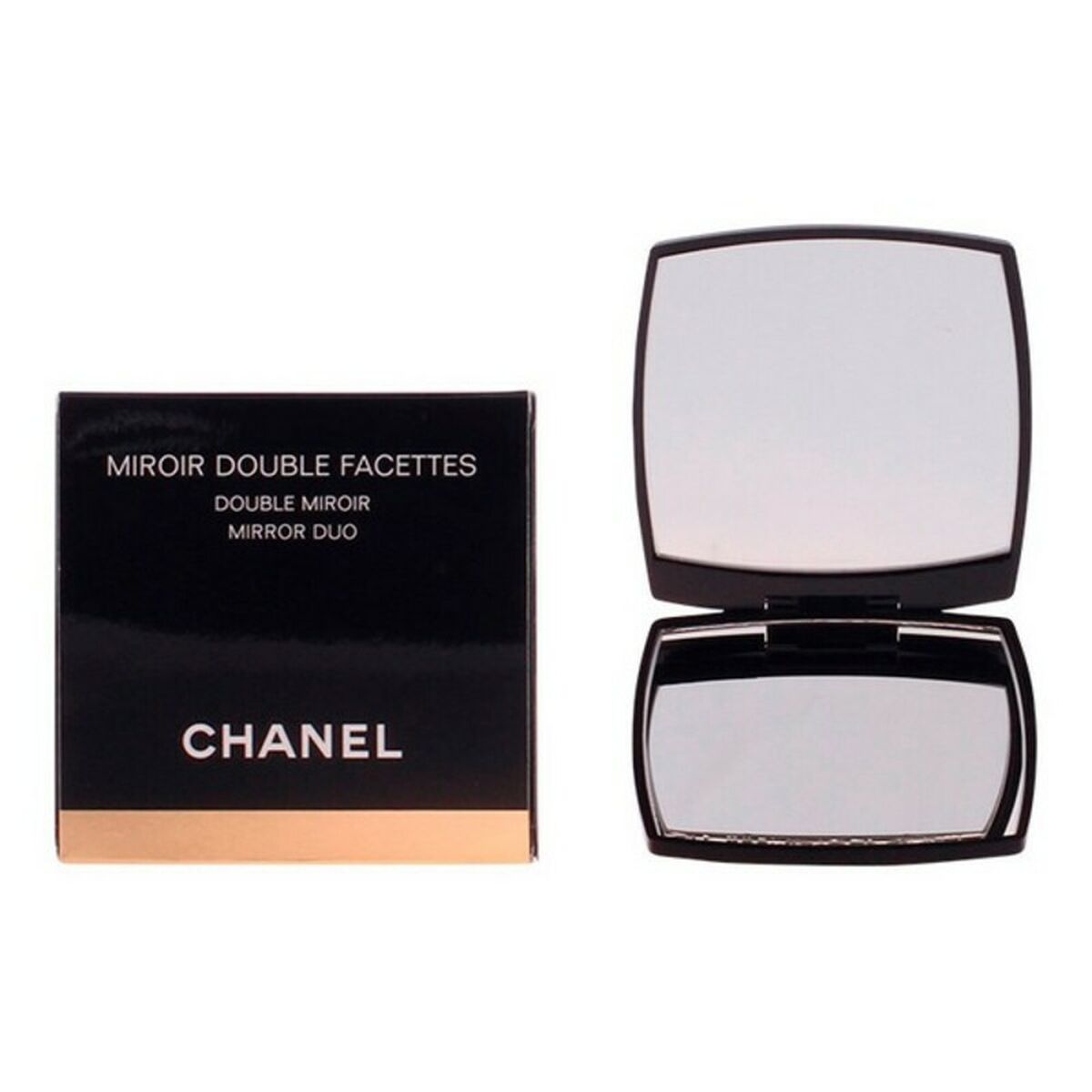 Dobbelt spejl med forstørrelsesglas Chanel Sort (1 stk) produktemballage