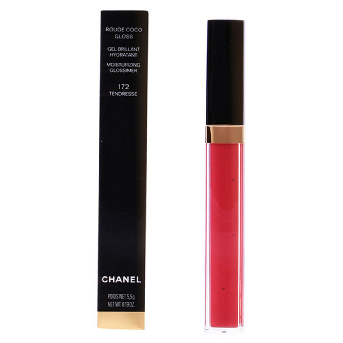 Lipgloss Rouge Coco Chanel produktemballage