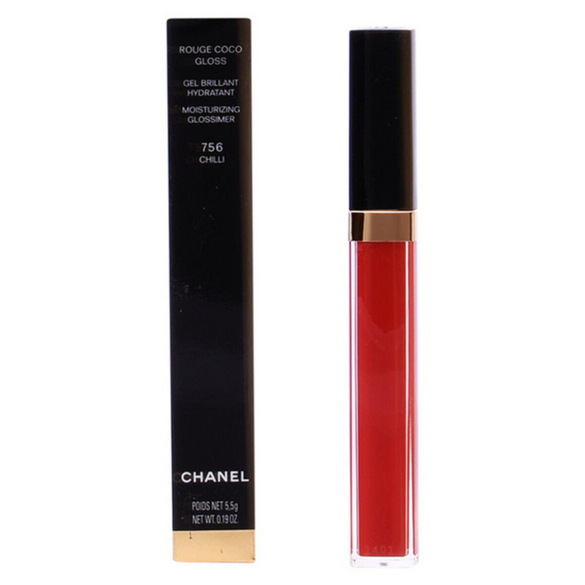 Lipgloss Rouge Coco Chanel produktemballage