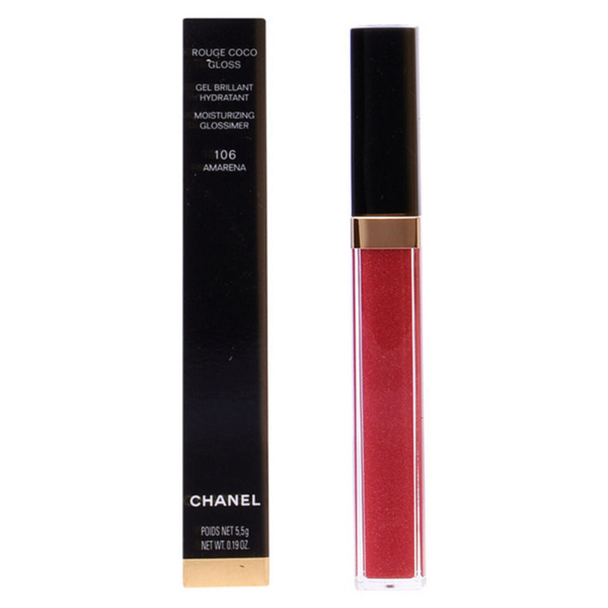 Lipgloss Rouge Coco Chanel produktemballage