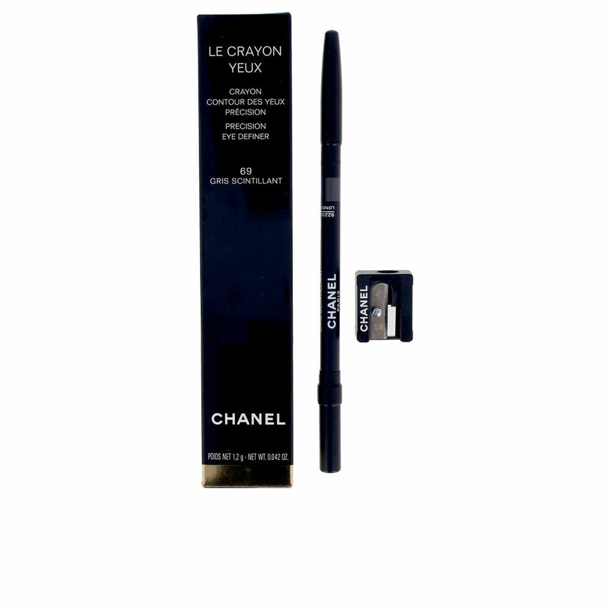 Øjenblyant Chanel Le Crayon Yeux Gris scintillant-69 (1 enhed) produktemballage