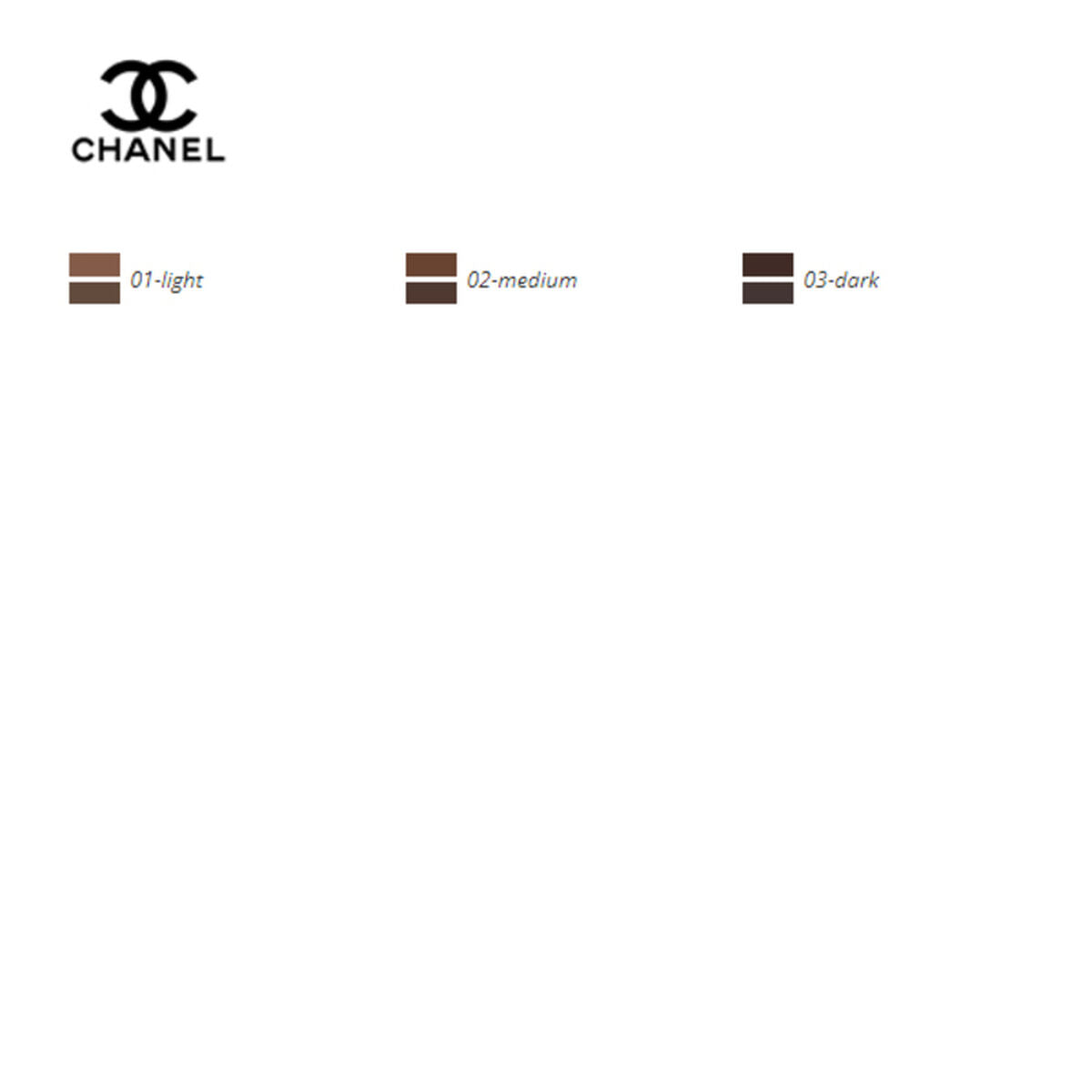 Øjenbryn Makeup La Palette Sourcils Chanel makeup emballage