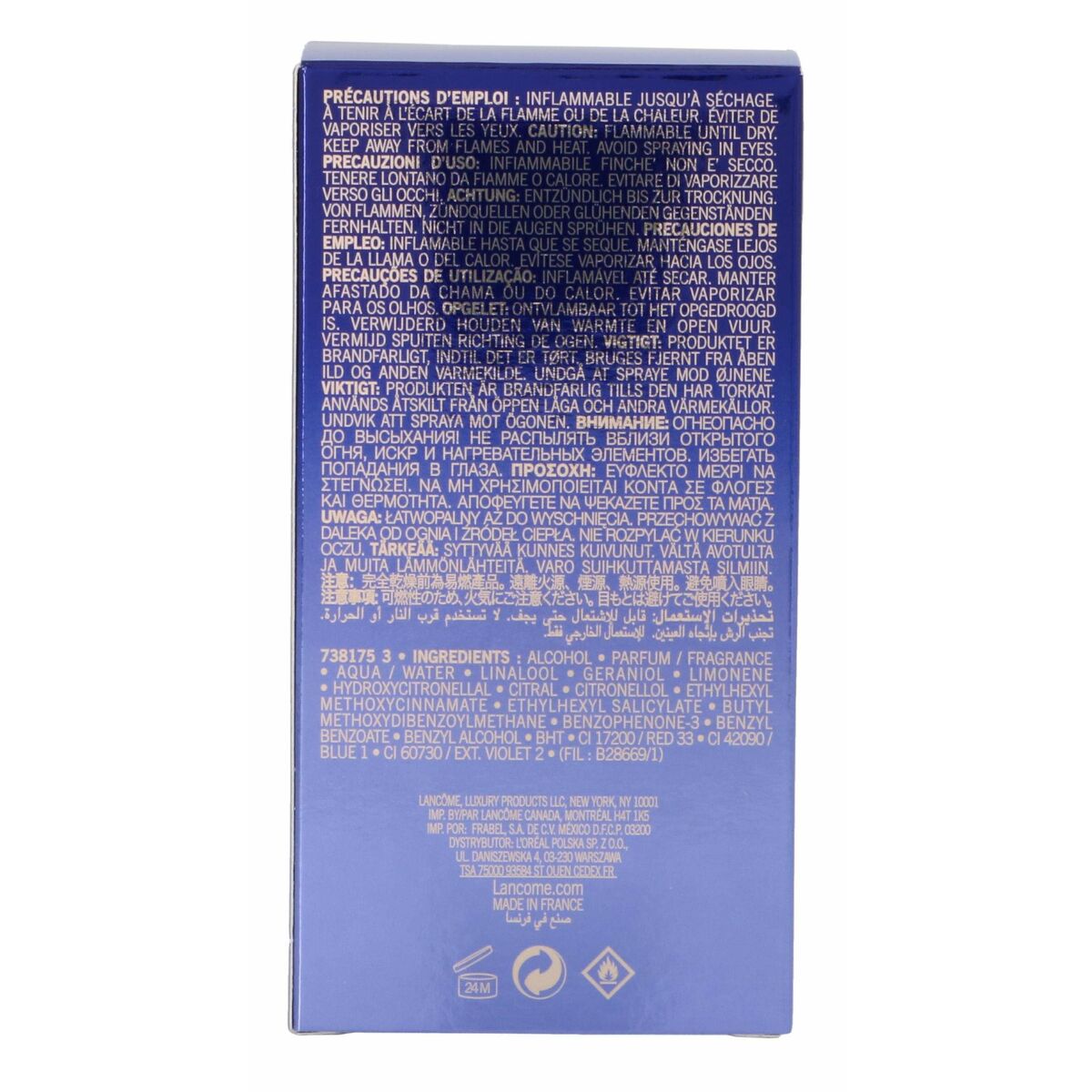 Dameparfume Lancôme Hypnôse EDP 30 ml til kvinder flaske