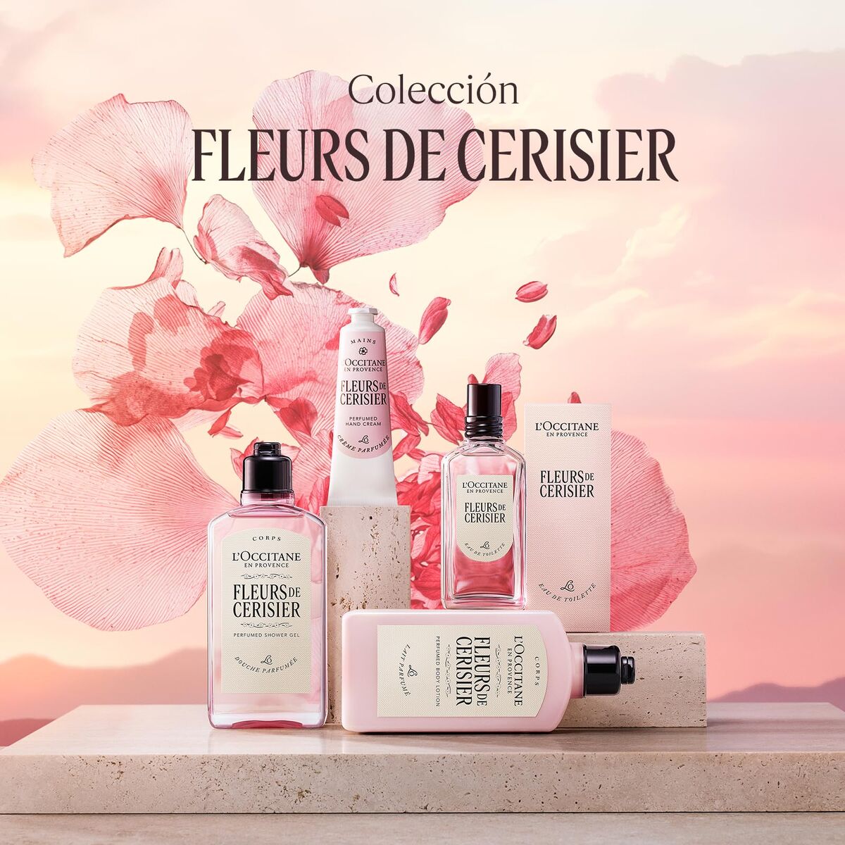 Body Lotion L'Occitane En Provence FLEURS DE CERISIER hudplejeemballage