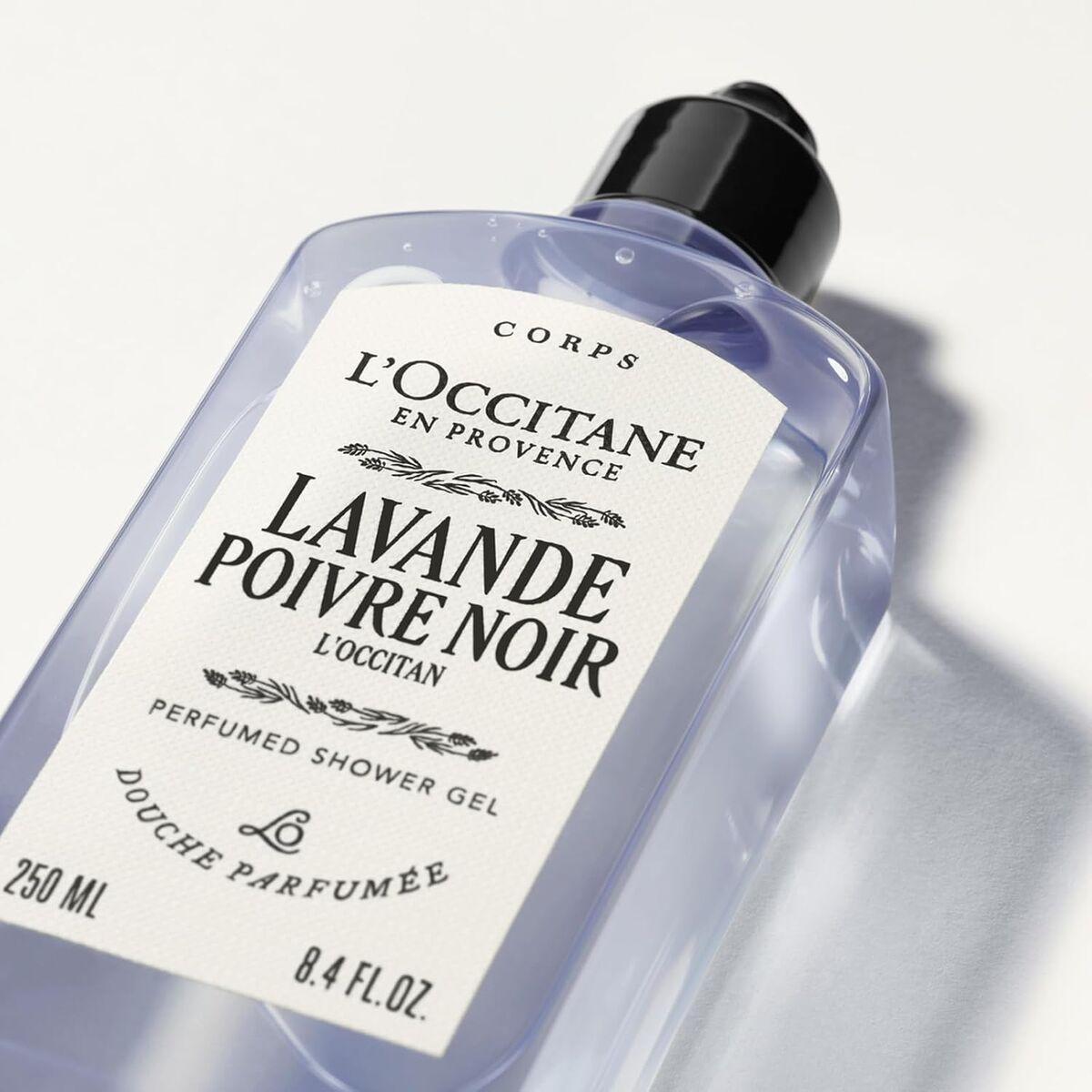 Shower Gel L'Occitane En Provence LAVANDE POIVRE NOIR hudplejeemballage
