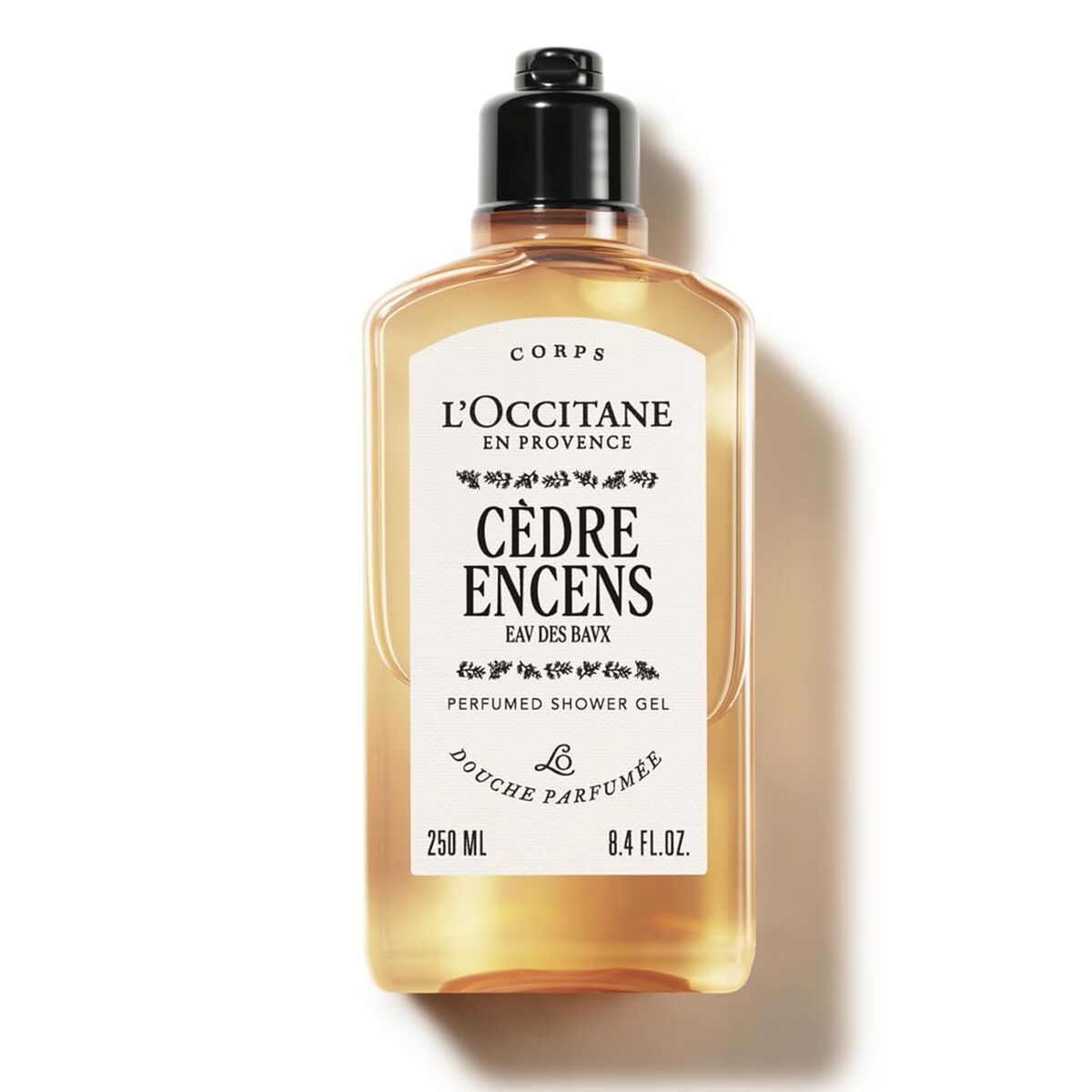 Shower Gel L'Occitane En Provence CÉDRE ENCENS hudplejeemballage