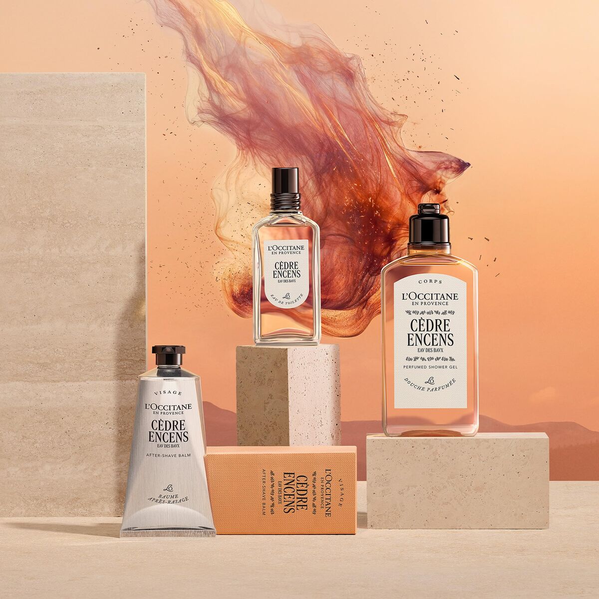Herreparfume L'Occitane En Provence CÉDRE ENCENS produktemballage