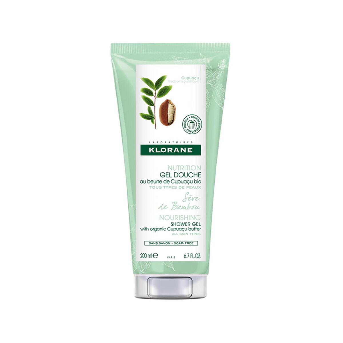 Shower Gel Klorane Bamboo Sap hudplejeemballage