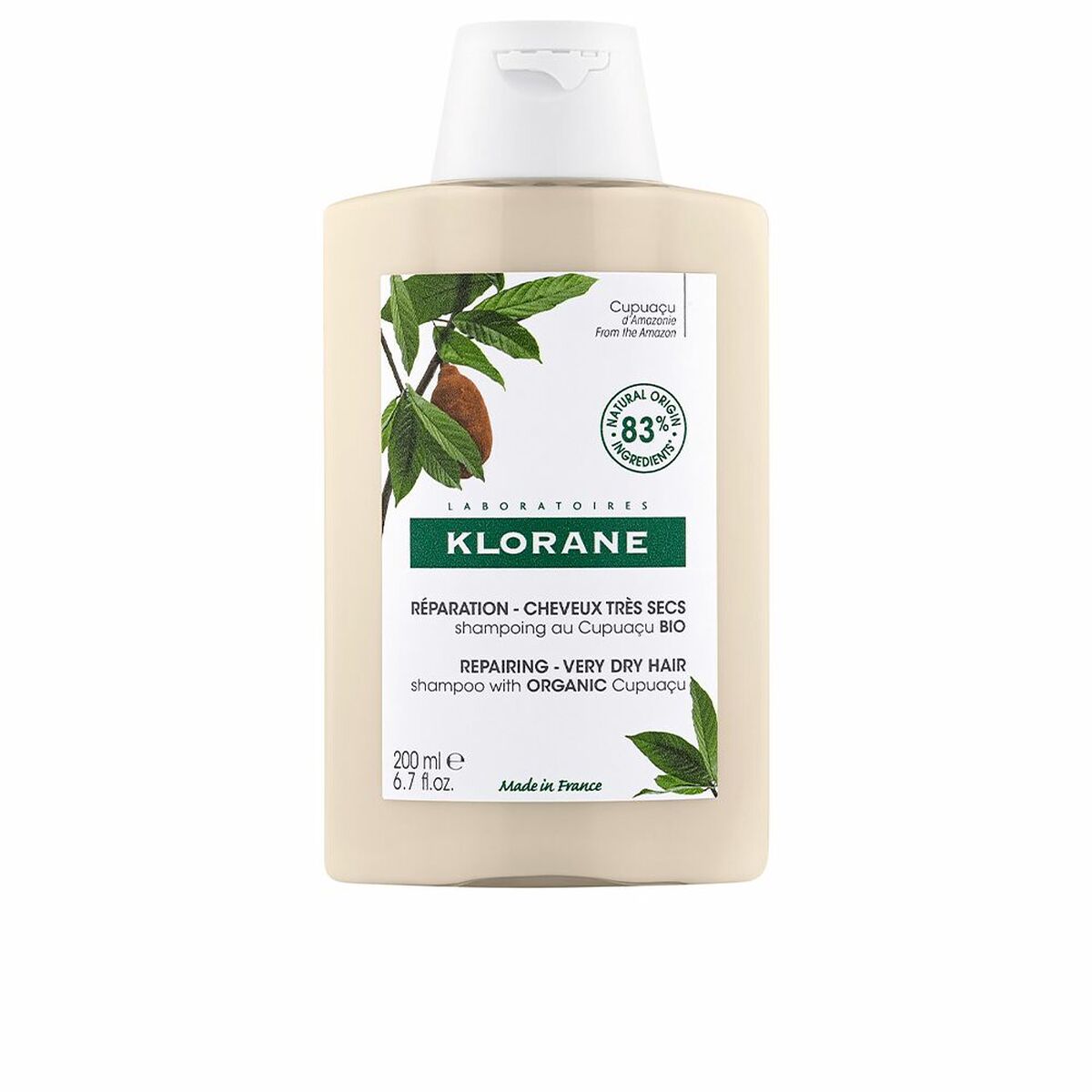 Restorative Shampoo Klorane 200 ml til kvinder shampooflaske