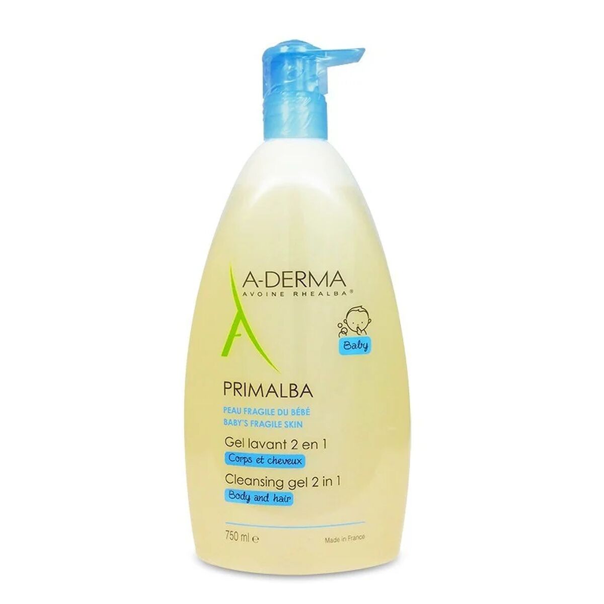 Shower Gel Aderma Primalba 750 ml hudplejeemballage