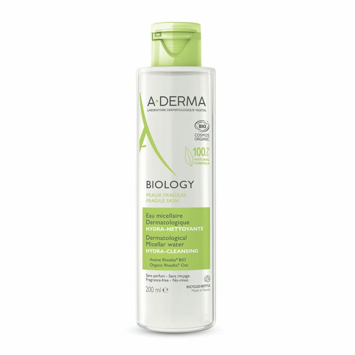 Micellar Water Aderma Biology 200 ml produktemballage