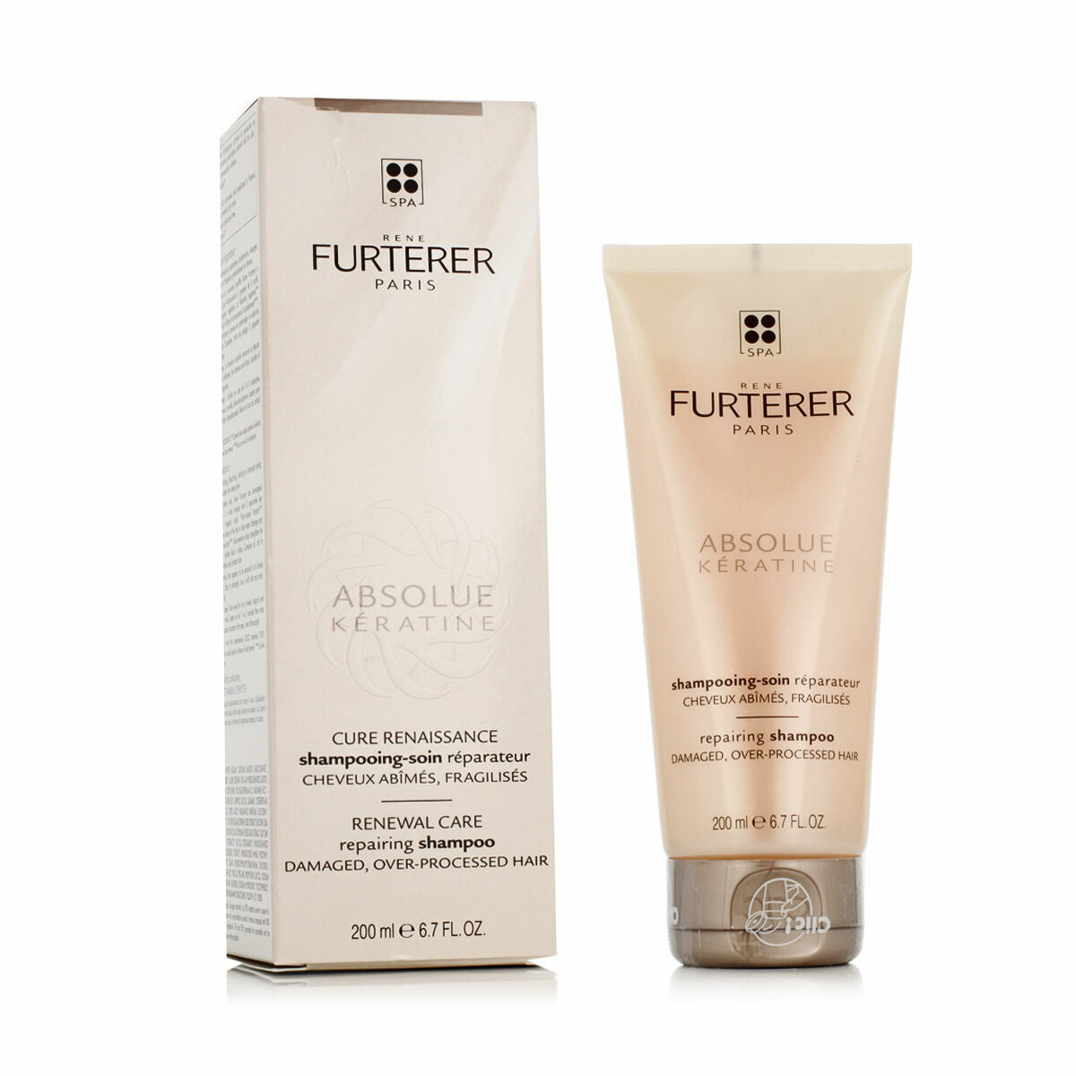 Restorative Shampoo René Furterer til kvinder shampooflaske